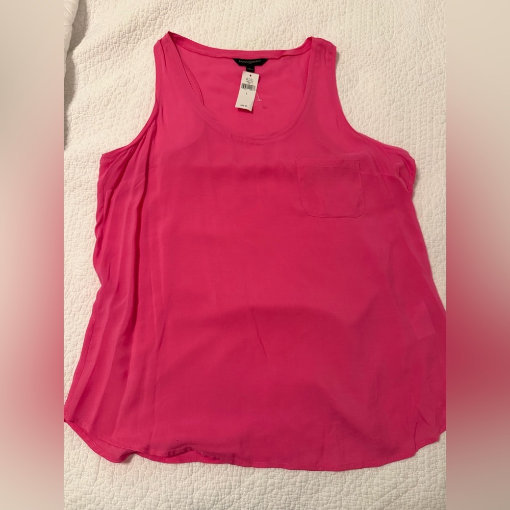 Banana Republic Factory Fuchsia Tank Top